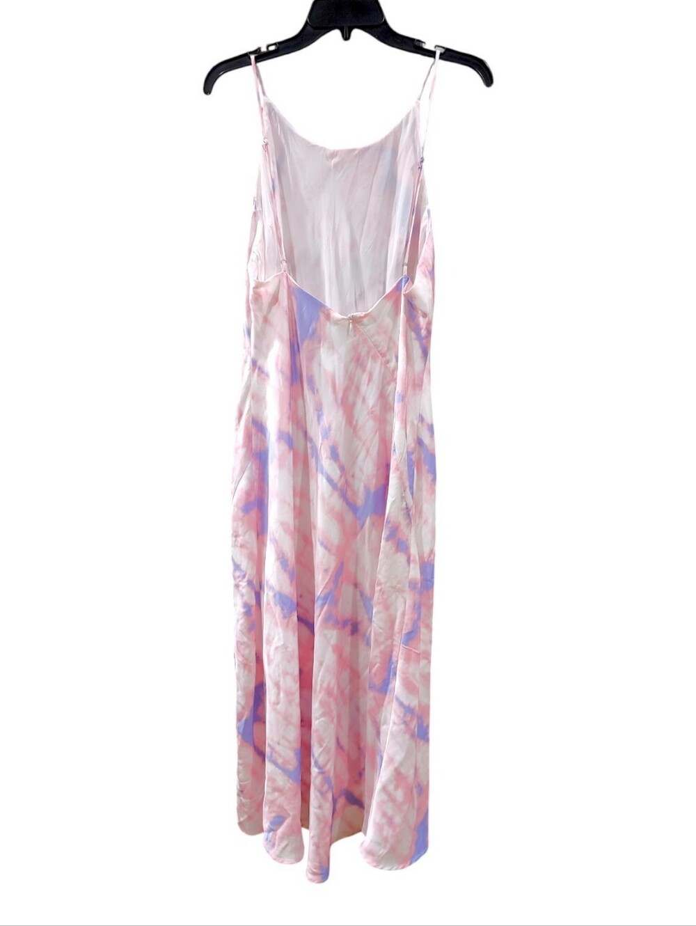 Astr The Label Pink Purple Bias Cut Sleeveless Satin Midi Slip Dress Size XL - Picture 7 of 12